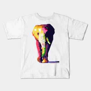 wpap elephant artwork Kids T-Shirt